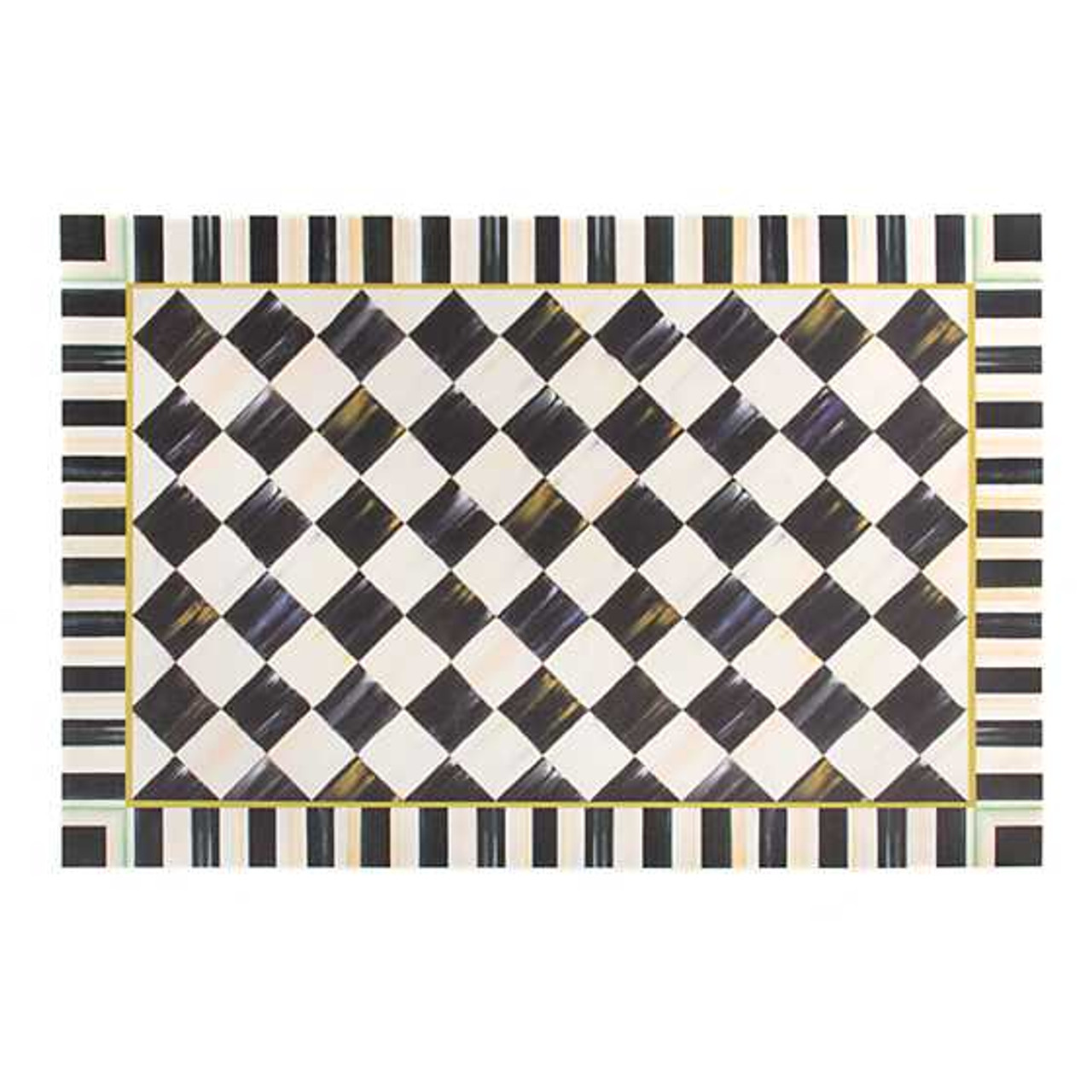 MacKenzie-Childs Courtly Check Bath Rug