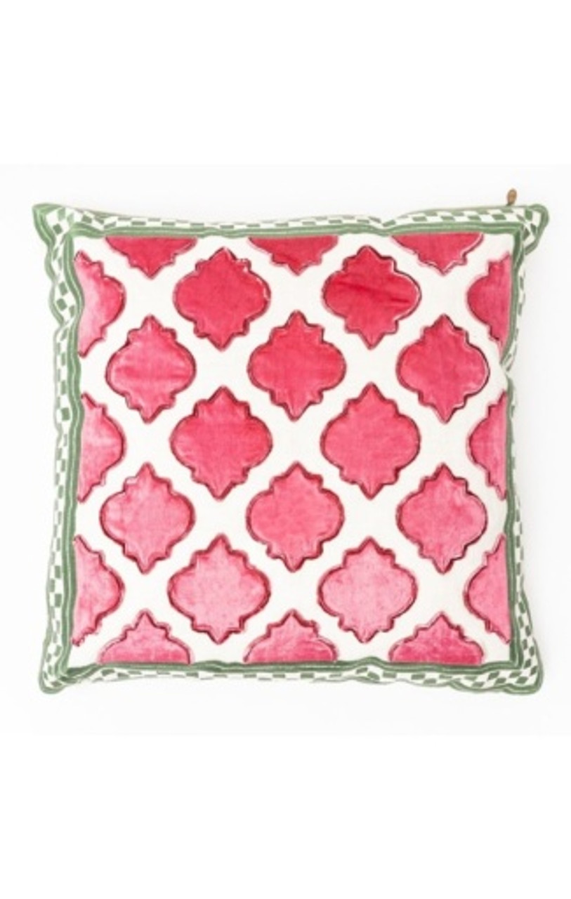 MacKenzie Childs Hampton Court Pillow - Distinctive Decor