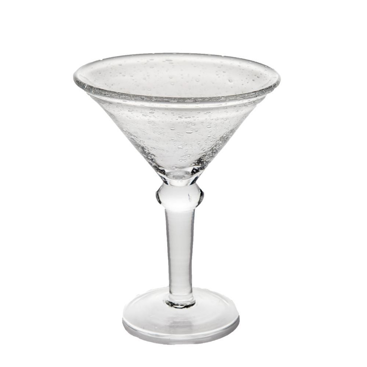 Heavy Crystal Martini Glasses, Set of 4