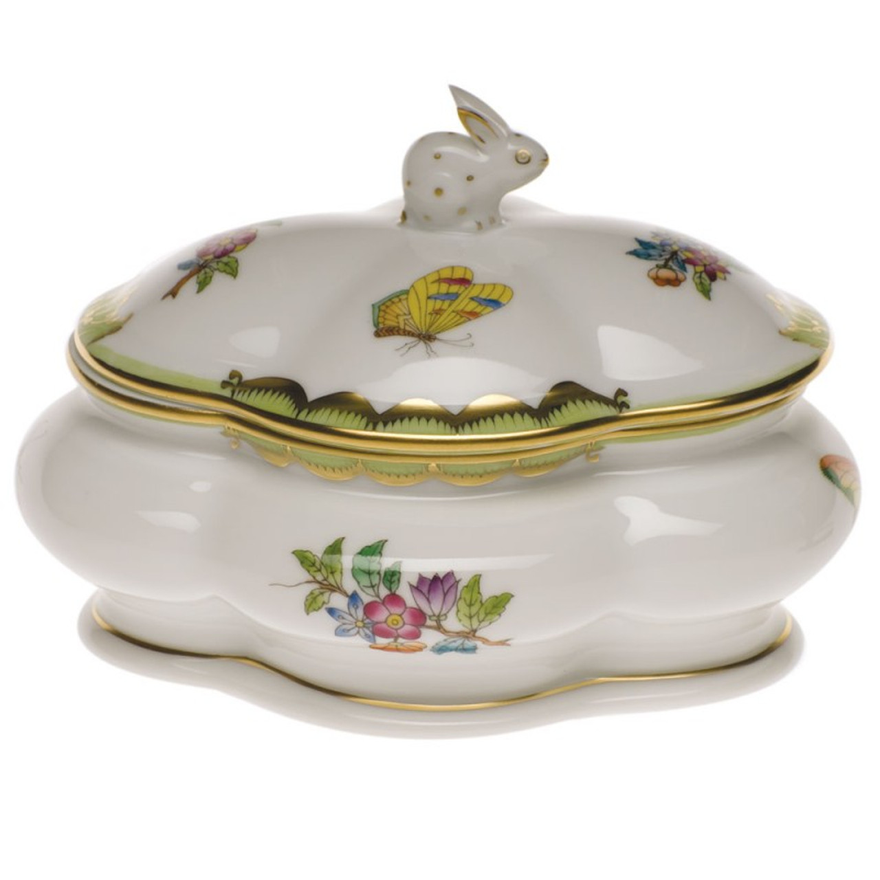 Oriental Cup w. Lid - Luxurious Butterfly - Herend Experts