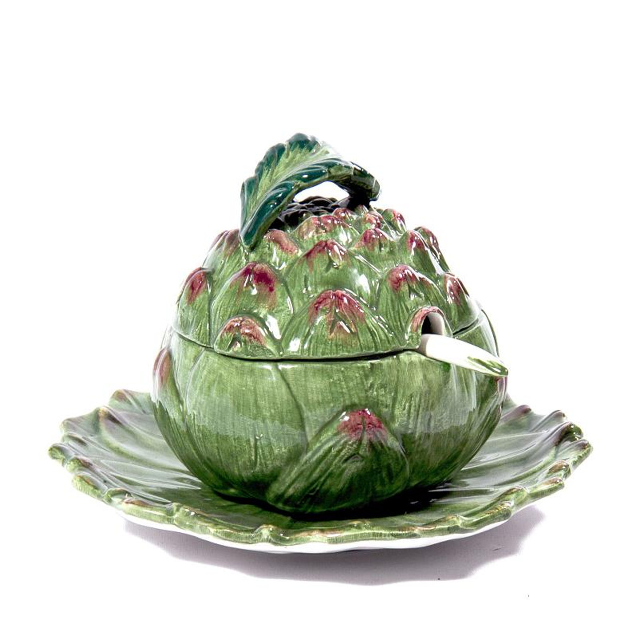 Vagabond House Artichoke Glass Gravy Boat