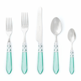 Vietri Aladdin Brilliant Aqua Flatware