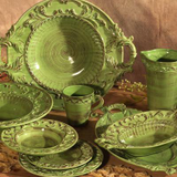 Intrada Italy Baroque Verde Green Dinnerware