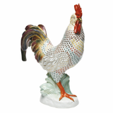 Herend Porcelain Rooster & Hen Figurines