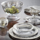 Arte Italica Vetro Gold & Platinum Dinnerware