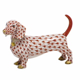 Herend Shaded Rust Dog Figurines