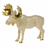 Herend Porcelain Moose Figurines