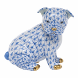 Herend Shaded Blue Dog Figurines