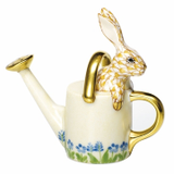 Herend Shaded Butterscotch Bunny Rabbit Figurines