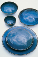 Jars Ceramics Tourron Bleu Chardon Dinnerware