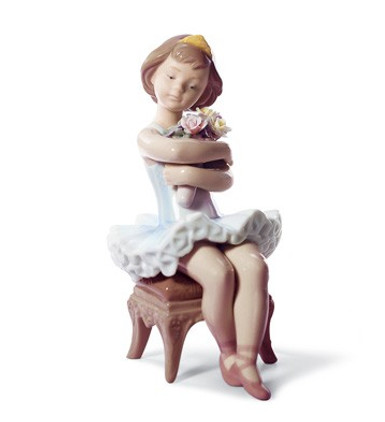 Lladro Girl First Performance Porcelain Figurine