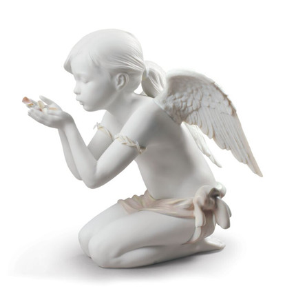 Lladro A Fantasy Breath Porcelain Angel Figure