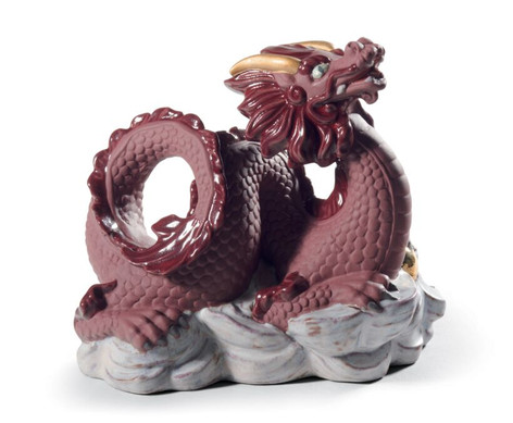 Lladro The Dragon (Red)  Figure