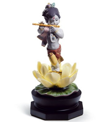 Lladro Bal Gopal Porcelain Figurine