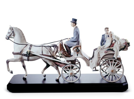 Lladro Bridal Carriage Figure