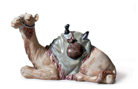 Lladro Camel Porcelain Nativity Figurine Gres