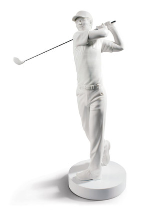 Lladro Golf Champion Figure White Shirt