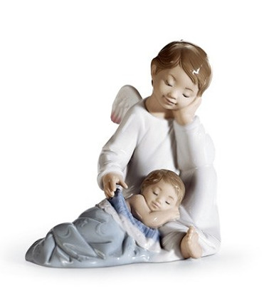 Lladro My Guardian Angel Figurine