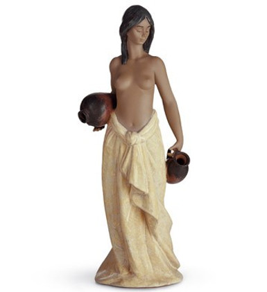 Lladro Water Girl Porcelain Figurine