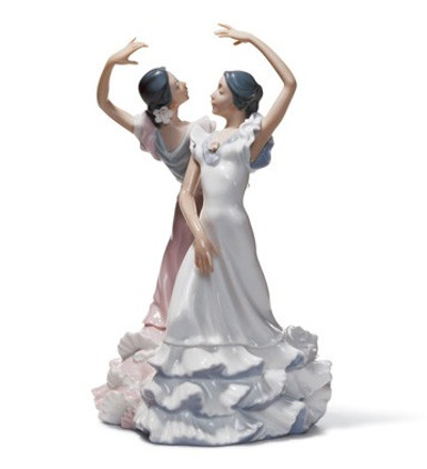Lladro Ole! Dancers Porcelain Figurine