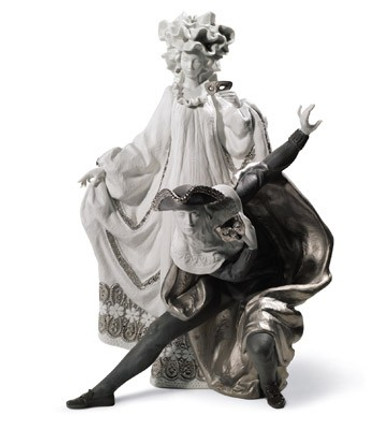 Lladro Venetian Carnival Re-Deco Porcelain Figurine