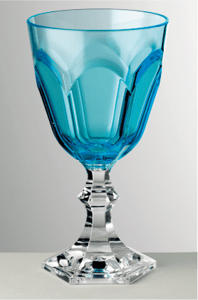 Mario Luca Giusti Dolce Vita Water Goblet Turquoise