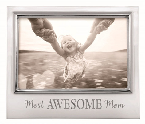 Mariposa MOST AWESOME MOM 4x6 Signature Frame