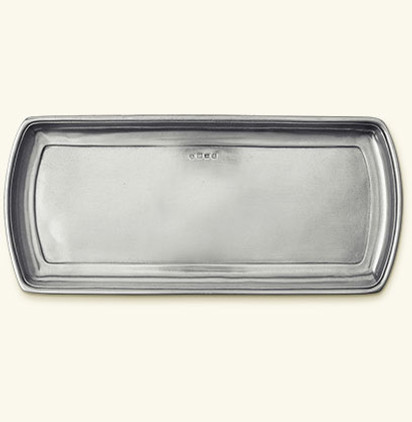 Match Italian Pewter Narrow Tray