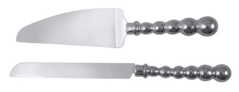 Mariposa Pearled Cake Server Set