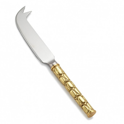 Mary Jurek Helios Brass Cheese Knife with Box