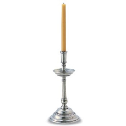 Match Italian Pewter Grande Candlestick