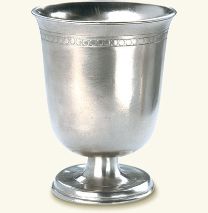 Match Italian Pewter Goblet