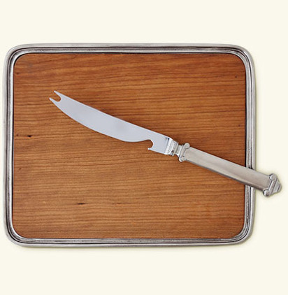 Match Italian Pewter Bar Tray (1384.2) With Bar Knife Set