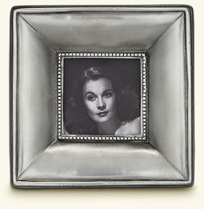 Match Italian Pewter Como Square Frame Small