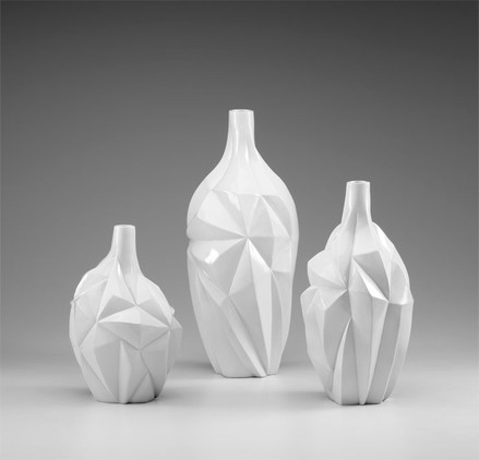 Medium Glacier Vase by Cyan Design (Small & Large Vase Sold Separately)