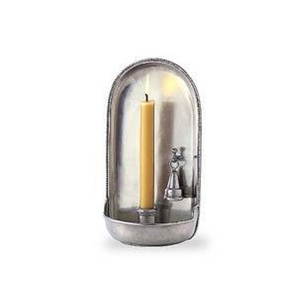 Match Italian Pewter Wall Sconce with Snuffer