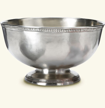 Match Italian Pewter Punch Bowl