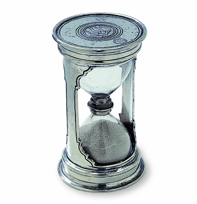 Match Italian Pewter Round Hourglass Small