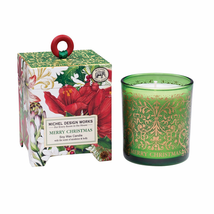 Michel Design Works Merry Christmas 6.5 oz. Soy Wax Candle