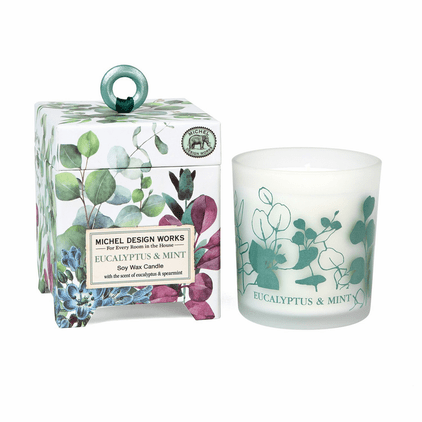 Michel Design Works Eucalyptus & Mint 6.5 oz. Soy Wax Candle