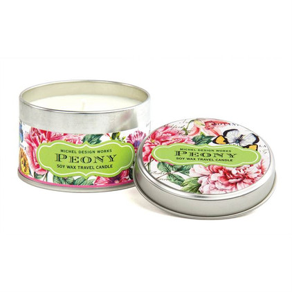Michel Design Works Peony Travel Candle