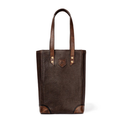 Mission Mercantile Theodore Leather Wine Tote