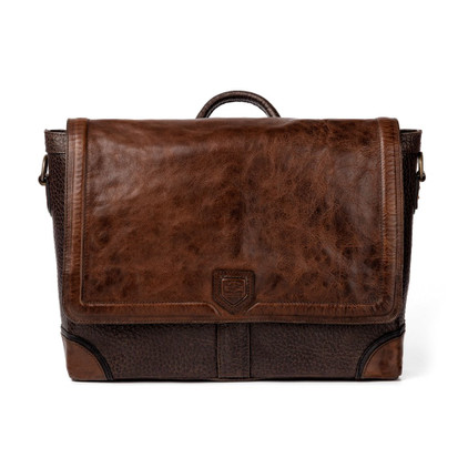 Mission Mercantile Theodore Leather Messenger - Espresso