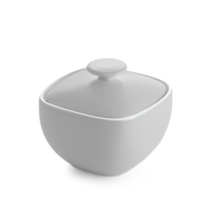 Nambe Pop Sugar Bowl Chalk