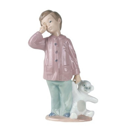 Nao by Lladro Porcelain "Sleepy-Head" Figurine