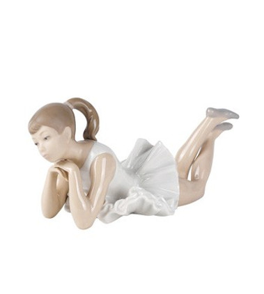 Nao by Lladro Porcelain "Pensive ballet" Figurine