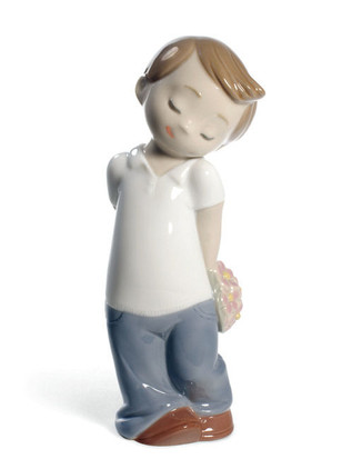 Nao by Lladro Porcelain Love is him Figurine