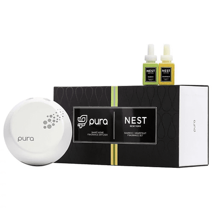 Nest Pura Smart Diffuser - Device & 2pc Bamboo & Grapefruit