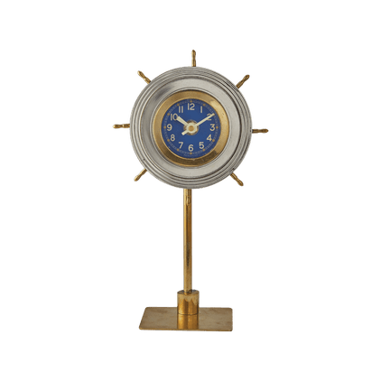 Pendulux Skipper Table Clock Aluminum