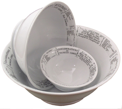 Pillivuyt Porcelain Brasserie Footed Salad Bowl 16 oz